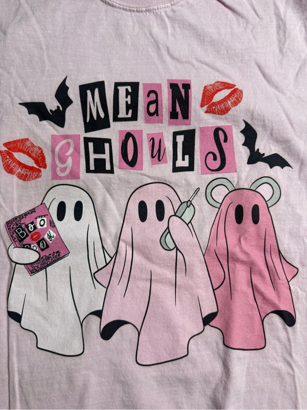 Comfort Colors Light Pink 'Mean Ghouls' Graphic Tee - Picture 4 of 6